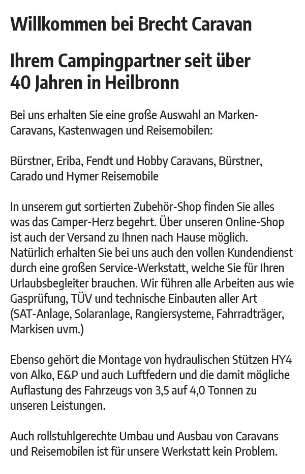 Campingwagen Vermietung für  Lehrensteinsfeld - Obersulm, Weinsberg und Ellhofen